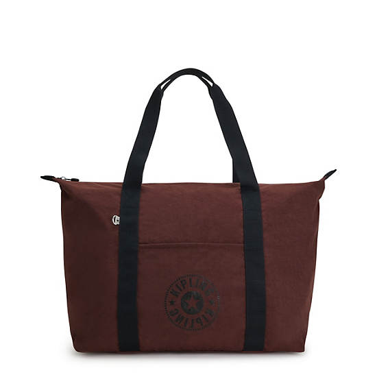 Kipling Art Medium Lite Tote Tassen Rood | BE 1451EB